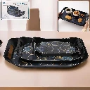 ZTK79 Premium Plastic Serving Tray Multipurpose Kitchen & Dining Trays (3Pc)