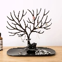 ZTH110 Plastic Deer Shaped Jewellery Display Holder Earring Necklace Holder Organiser (1Pcs)