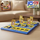 ZTKB25 Who Am I Guessing Board Game for Kids Fun 2 Players with Character Flip Cards (1Pc)