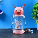 ZTKB27 Cute Cartoon Water Bottle Approx 450ML (1Pc)