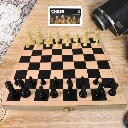 ZTKB33 Folding Wooden Chess Board Set (30 × 30 Cm / 1 Set)