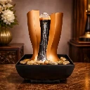 ZTH120 Elegant LED Tabletop Water Fountain with Crystal Ball Design