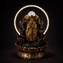 ZTH121 Radha Krishna LED Tabletop Water Fountain for Home Decor