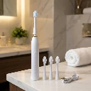 ZTE48 Rechargeable Electric Toothbrush White Color With 3 Extra head (1 Pc/ mix Color)