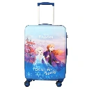 ZTH139 NOVEX Disney Frozen Sky Blue Travelling Kids Trolley Bags for Girls Luggage 4 Wheels ( Blue /18 Inch)