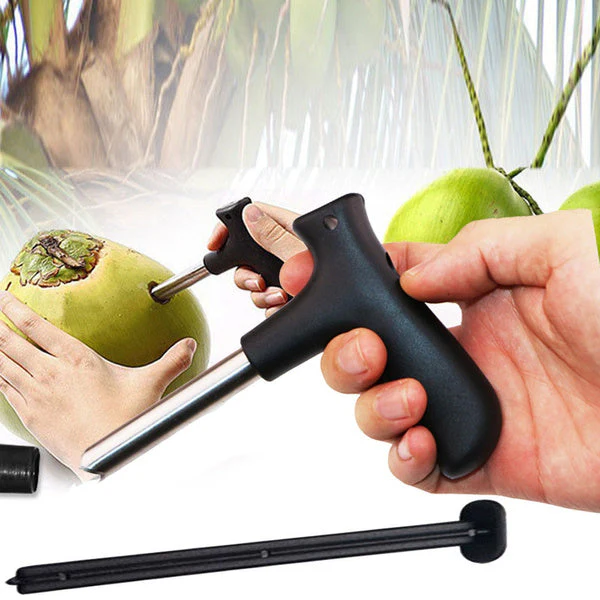 ZTHS11 Premium Coconut Opener Tool / Driller with Comfortable Grip