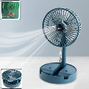 ZTHS14 Elescopic Electric Desktop Fan, Height Adjustable, Foldable & Portable for Travel/Carry