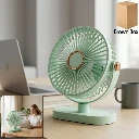 ZTHS27 Portable Rechargeable Table Fan Compact USB Desk Fan