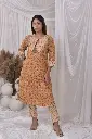 ZT11 Women's Premium Quality Pure Cotton Kurti With Pant Set