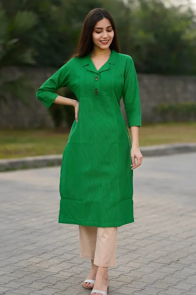 ZT13 Women's Premium Quality Pure Cotton Kurti.