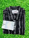 ZT1 Men's Regular Fit Striped Spread Collar Casual Shirt