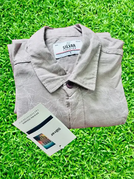 ZT3 Men's Regular Fit Solid Spread Collar Casual Shirt.