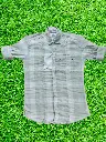 ZT6 Men's Checked Slim Fit Shirt with Patch Pocket