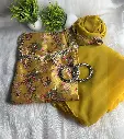 ZT1 Chiffon Silk Women's Kurta Set.