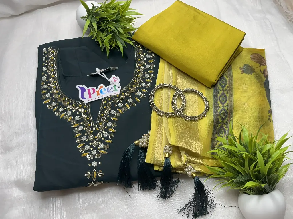 ZT6 Rangila Silk Women's Kurta Set.