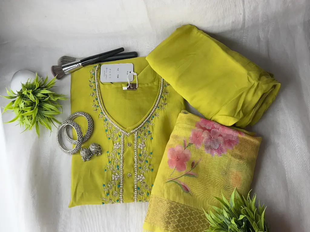 ZT2 Shimmer Silk Women's Kurta Set.