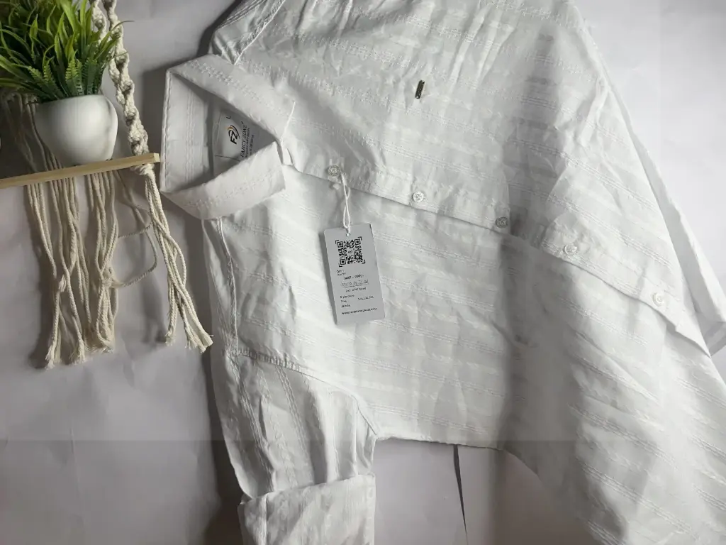 ZT14 Men's Checks Spread Collar Slim Fit Cotton Casual Shirt. (M)