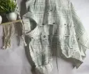 ZT15 Men's Checks Spread Collar Slim Fit Cotton Casual Shirt.
