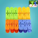 ZTH2 Multipurpose 12 Pcs Cloth Clips (Multicolour) 