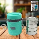 ZTH29 Double Wall Insulated Tiffin with Handle (1Pc)