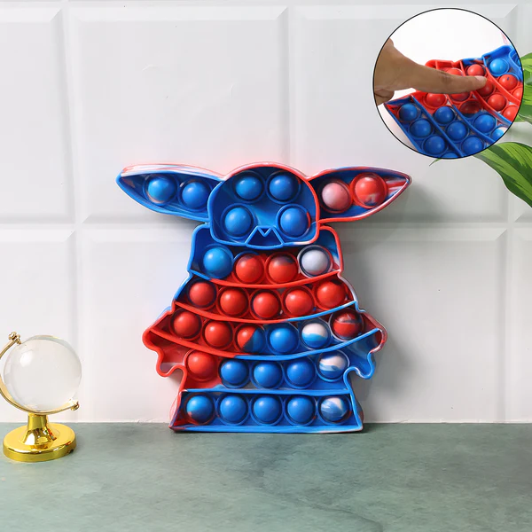 ZTKB4 Premium Cartoon Shape Silicone Pop It Fidget Toy (1Pc) 