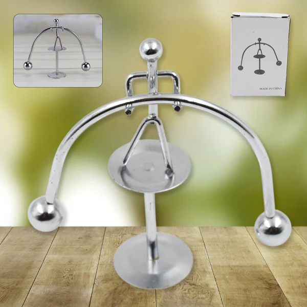ZTKB10 Mini Steel Balance Toy (1Pc): Desk Decor, Perpetual Motion, Physics Toy 