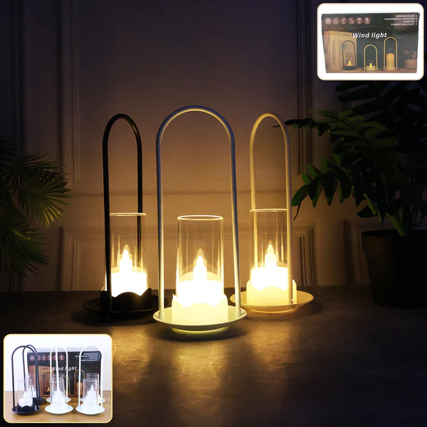 ZTC3 Big Wind Light Style Decorative Flameless LED Candles (6Pc)