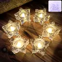 ZTC12 Flameless Star-Shaped LED Candles (6Pc / Set)