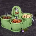 ZTK8 Multipurpose Plastic Storage Container Set: Kitchen Jars, Spices, Cookies