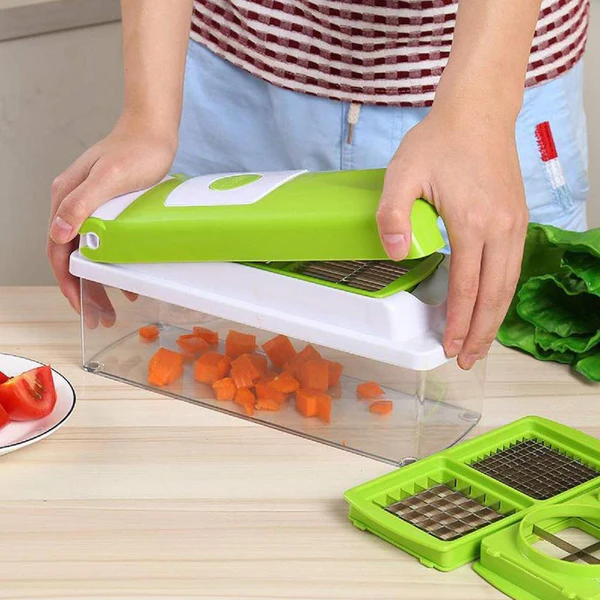 ZTK9 Plastic 13-in-1 Manual Vegetable Grater,Chipser and Slicer