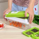 ZTK9 Plastic 13-in-1 Manual Vegetable Grater,Chipser and Slicer