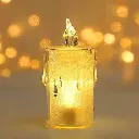 ZTC16 Simple Candles for Home Decoration, Crystal Candle Lights