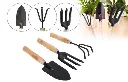 ZTG1 Gardening Tools Hand Cultivator, Small Trowel, Garden Fork (Set of 3) 