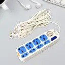 ZTE11 Heavy Duty 8 Socket Power Extension Board (10 mtr. / 1Pc)