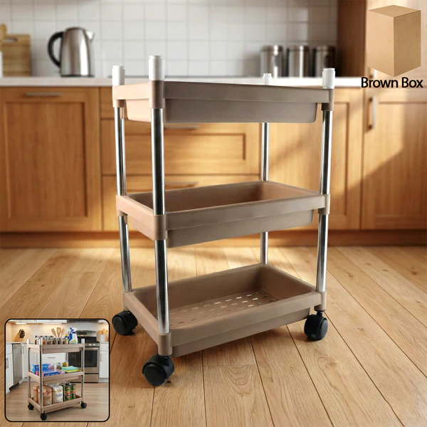 ZTH47 Multipurpose 3-Layer  Storage Trolley 