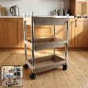 ZTH47 Multipurpose 3-Layer  Storage Trolley 