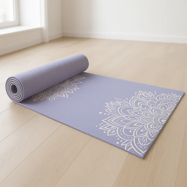 ZTH59 Premium Non-Slip Printed Yoga Mat (Mix Color – 1Pc)
