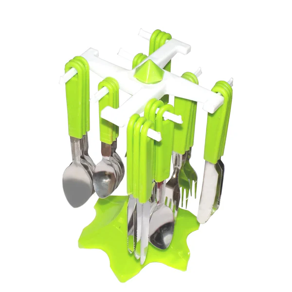 ZTK37 Stainless Steel Premium Cutlery 24 Piece Set With Stand