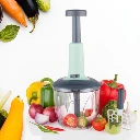 ZTK43 Chopper with 6 Sharp Blades Vegetable 2 in 1 Push Up  and Fruit Cutter 1100 m