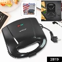 ZTK47 Sandwich Maker Makes Sandwich Non-Stick Plates| Easy to Use with Indicator Lights Sandwich toaster