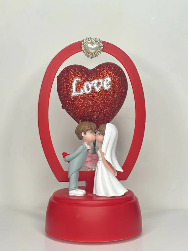 ZTSG5 Royal Red Wedding Love Lamp Creative Couple Light Gift Anniversary Christmas