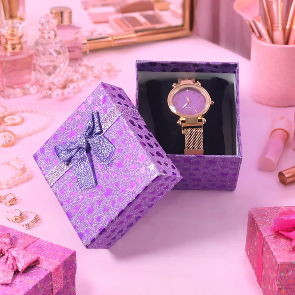 ZTSG8 Elegant Ladies Wrist Watch With Stylish Dial and Premium Gift Box.