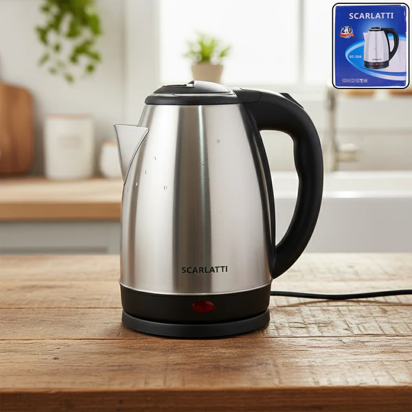 ZTK57 Scarlatti Stainless Steel Electric Kettle (1500w / 2Ltr)