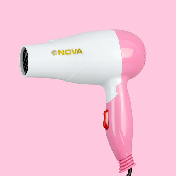 ZTE22 Nova 1000W Foldable Hair Dryer with Hot & Cold Air – Compact Travel Dryer
