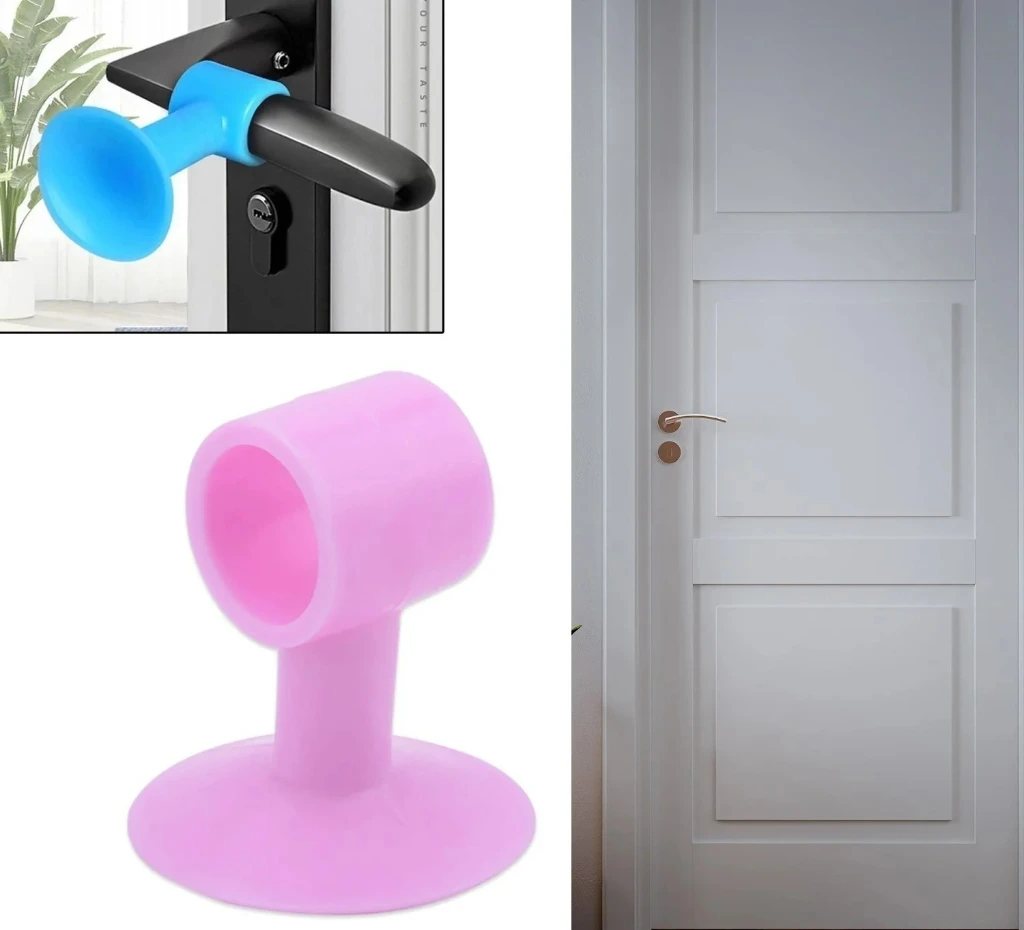 Free Product - Door Stopper Mini Anti-Collision Silicone Door Handle Crash Pad