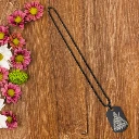 ZTJ28 Mahadev Locket With Chain Stainless Steel Necklace For Men