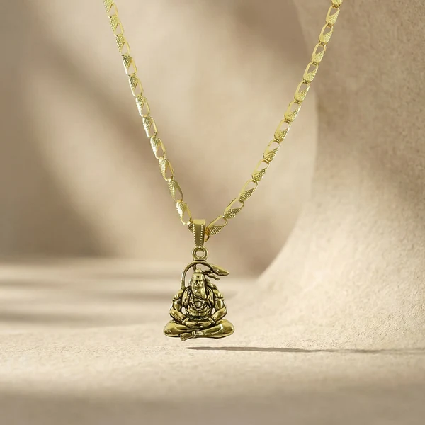 ZTJ36 Hanumanji Pendant with Chain – Divine Blessings Necklace