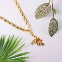 ZTJ38 Lord Krishna Pendant with Chain – Eternal Divine Charm Necklace