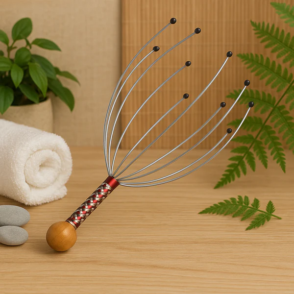 ZTP4 Hand Held Scalp Head Massager Stress Relief