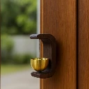 ZTH103 Handcrafted Wooden Door Bell with Premium Brass Bell